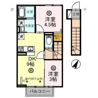 匠乃館 F【203号室】の間取り