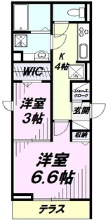 スリーカントリー【1階】の間取り