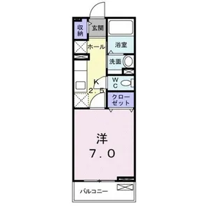 エテルノ デーア【2階】の間取り