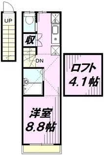 ジュネス南住吉【2階】の間取り