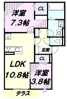 ラマージュ【1階】の間取り