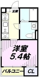 エクセラン所沢【3階】の間取り