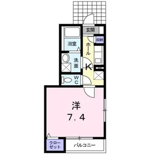 ミルト・ブリーゼ【1階】の間取り