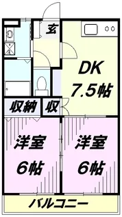 サン・エースⅡ【1階】の間取り