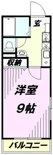 パルメゾン【2階】の間取り