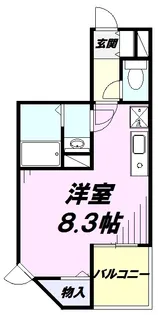 サンライズ【403号室】の間取り