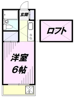 サンライズ狭山【2階】の間取り