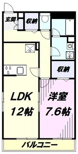 リブリ・武蔵【1階】の間取り