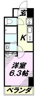 セントランド所沢【5階】の間取り