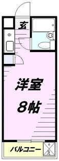 ボヌール所沢【2階】の間取り