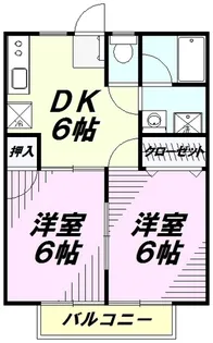 リルアークB【1階】の間取り