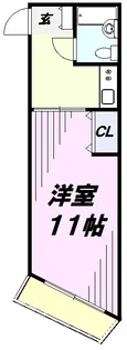 煉瓦館72【1階】の間取り