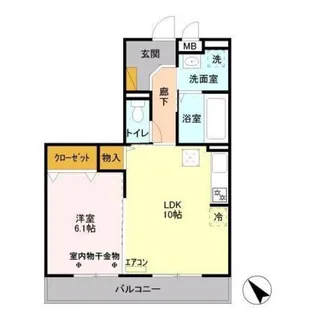 ロアジス【1階】の間取り