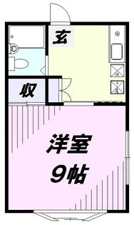 リディアメゾン所沢【1階】の間取り