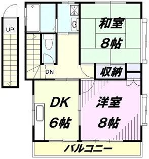 ルミエール小手指【2階】の間取り
