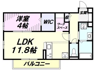 むさし野スクエア【1階】の間取り