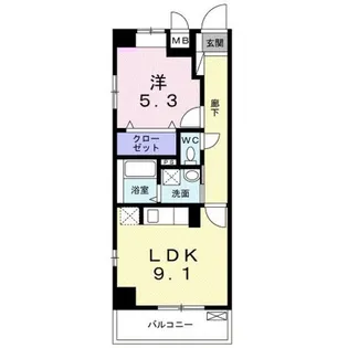 グランシャリオ 清瀬【3階】の間取り