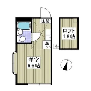 レジデンス狭山B【1階】の間取り