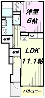 インノバール【1階】の間取り