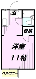 リバーサイドハイツC棟【1階】の間取り