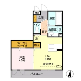 シュクル メゾン【3階】の間取り
