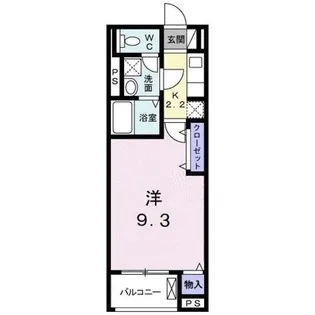 JIN PRECIOUS(ジン【1階】の間取り