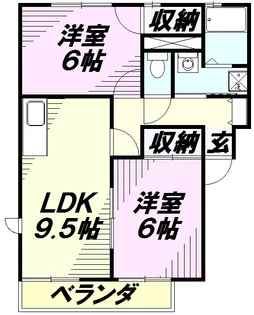 イーストユー【2階】の間取り