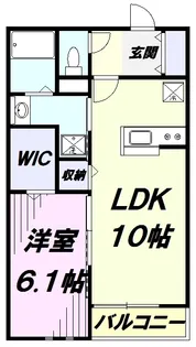 Copain de 英祥A【1階】の間取り