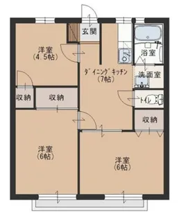 MKハイツ【2階】の間取り