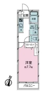 アジュール新秋津【3階】の間取り