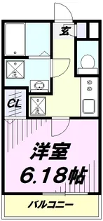 MQuarto西所沢【2階】の間取り