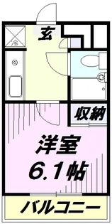 パレ新所沢【1階】の間取り