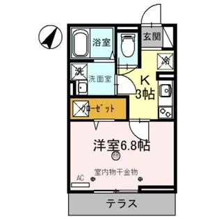 フォンテ【1階】の間取り