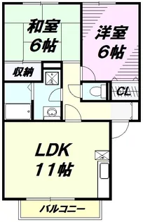 マレッサパーク【2階】の間取り