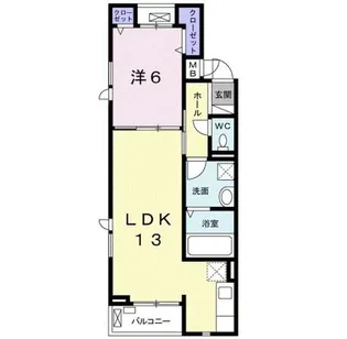 フェリステージ Ⅰ【3階】の間取り