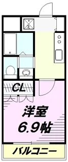 ファーストプレイス【2階】の間取り