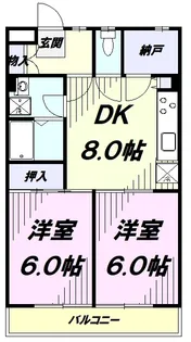 ドリーム1号館【1階】の間取り