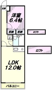 グリーン・ヴィラ【2階】の間取り