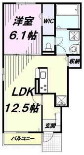 リヴィエール久米川【1階】の間取り