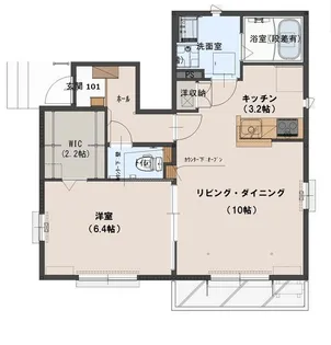 ネクスト東雲B【1階】の間取り