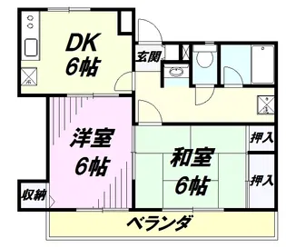 煉瓦館91【4階】の間取り