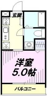 MELDIA入間市【3階】の間取り