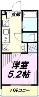 MELDIA入間市【3階】の間取り