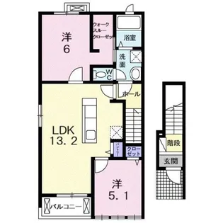 エテルノ【2階】の間取り