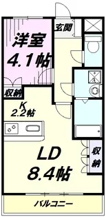 グランドハイム【1階】の間取り