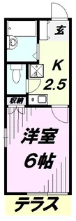 ウェルハイム梅園【1階】の間取り