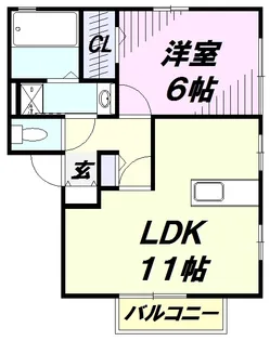 モンソレーユ D【2階】の間取り