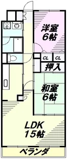エランドールけやき【3階】の間取り