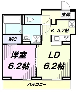 ウィングランデ【2階】の間取り