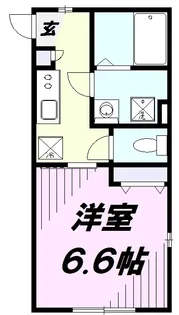 クレール青葉【1階】の間取り
